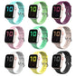 Silicone Rainbow Twist Sport Band For Apple Watch