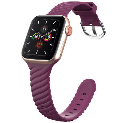 Silicone Rainbow Twist Sport Band For Apple Watch