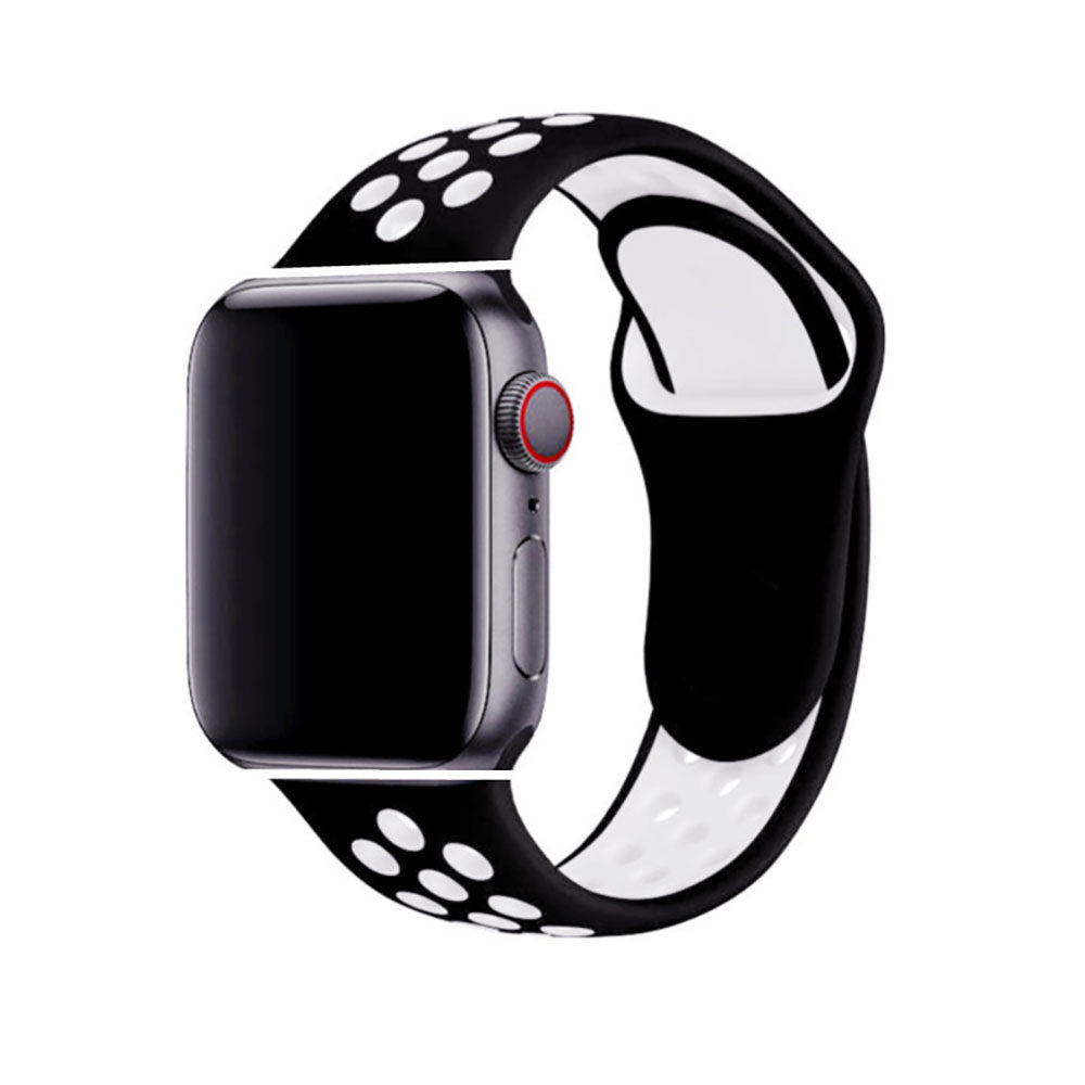 Breathable Hole Silicone Sport Band For Apple Watch