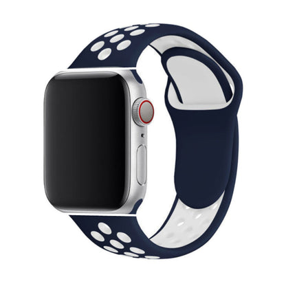 Breathable Hole Silicone Sport Band For Apple Watch