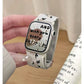 Vintage Floral Stretch Woven Nylon Floral Apple Watch Band