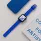 Klein blue Apple Watch Band Set