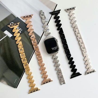 Lightning Rhinestone Alloy Watch Bracelet Apple Watch Band