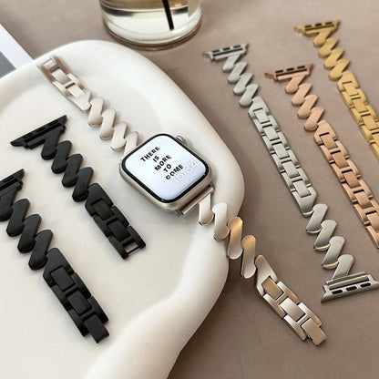 Lightning Rhinestone Alloy Watch Bracelet Apple Watch Band