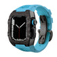 Carbon Fiber And Titanium Case With Fluororubber Strap For Apple Watch 44/45 MM - Mycasety Mycasety