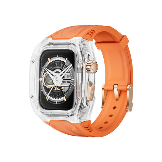 Luxury Transparent Case Strap For Apple Watch