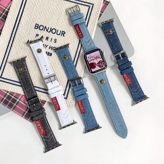 Vintage Denim Apple Watch Band