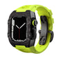 Carbon Fiber And Titanium Case With Fluororubber Strap For Apple Watch 44/45 MM - Mycasety Mycasety