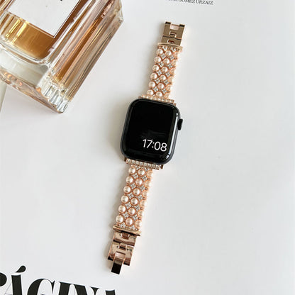 Metal Pearl Bracelet Apple Watch Band