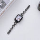 Stylish Diamond Heart Metal Apple Watch Band