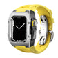 Luxury Metal Case Strap For Apple Watch Series 44/45 mm - Mycasety Mycasety
