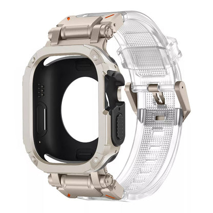 Explorer Titanium Alloy Armor Anti-Fall Apple Watch Band With Watch Case