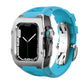 Luxury Metal Case Strap For Apple Watch Series 44/45 mm - Mycasety Mycasety