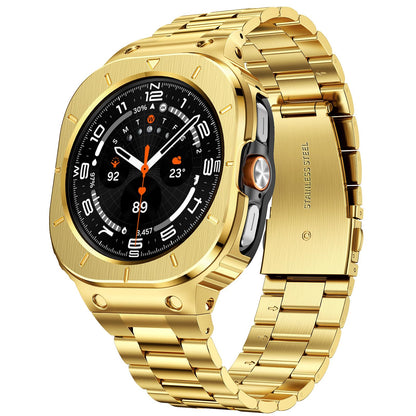 Galaxy Watch Case Strap - Stainless Steel Mod Case