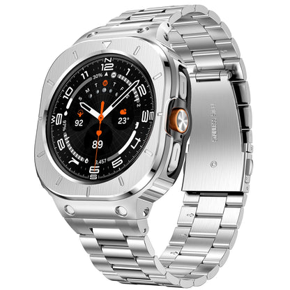 Galaxy Watch Case Strap - Stainless Steel Mod Case