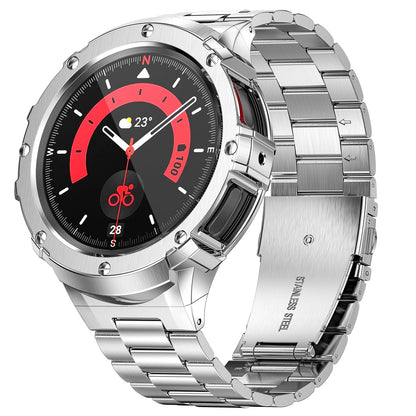 Galaxy Watch Case Strap - Stainless Steel Mod Case