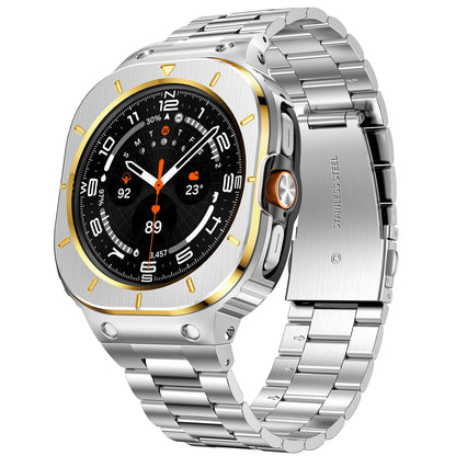 Galaxy Watch Case Strap - Stainless Steel Mod Case