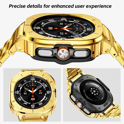 Galaxy Watch Case Strap - Stainless Steel Mod Case