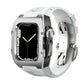 Luxury Metal Case Strap For Apple Watch Series 44/45 mm - Mycasety Mycasety