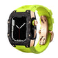 Carbon Fiber And Titanium Case With Fluororubber Strap For Apple Watch 44/45 MM - Mycasety Mycasety