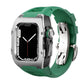 Luxury Metal Case Strap For Apple Watch Series 44/45 mm - Mycasety Mycasety