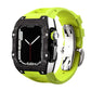 Carbon Fiber And Titanium Case With Fluororubber Strap For Apple Watch 44/45 MM - Mycasety Mycasety