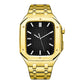 Luxury Metal Case Strap For Apple Watch Series 44/45 mm - Mycasety Mycasety