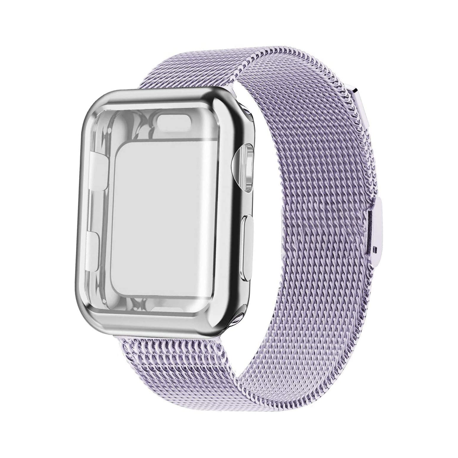 Luxury Metal Case Strap For Apple Watch Series 38/40/41/42/44/45 mm - Mycasety Mycasety