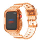 Luxury Transparent Case Strap For Apple Watch Series 41/45 mm - mycasety2023 Mycasety