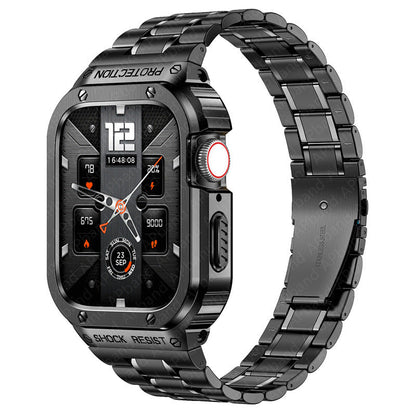 Luxury Metal Case Strap For Apple Watch Series 44/45/49 mm - mycasety2023 Mycasety