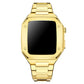 Luxury Metal Case Strap For Apple Watch 44/45mm - Mycasety Mycasety