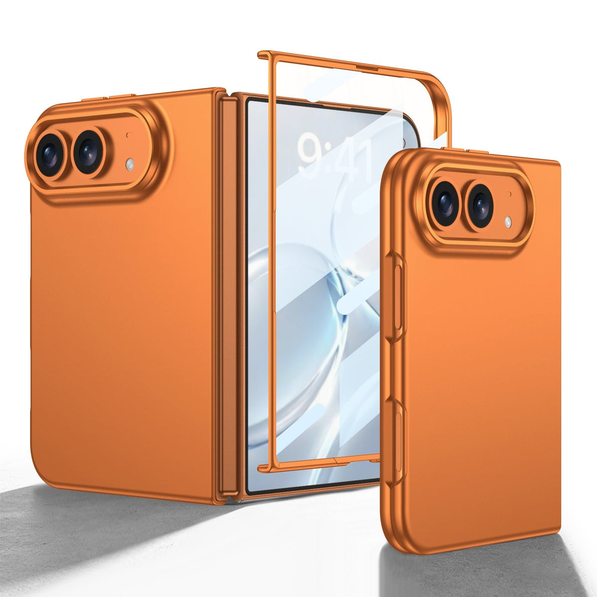 iPhone Duo | Slim Full‑Coverage Phone Case Built-in Tempered Glass Film