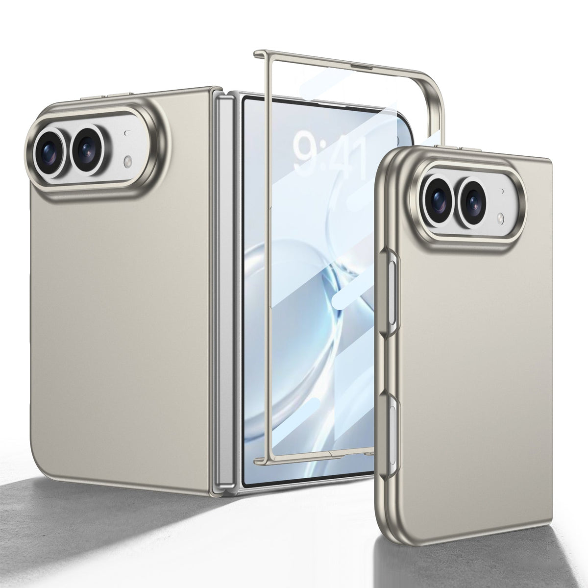 iPhone Duo | Slim Full‑Coverage Phone Case Built-in Tempered Glass Film
