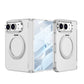 iPhone Duo - Magnetic Hinge Protection Fashion Cover Built-in Tempered Glass Film & Magnetic Kickstand