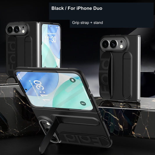 iPhone Duo | Grip Strap Case with Built-In Stand
