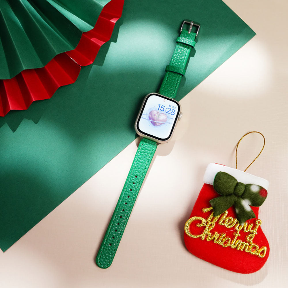 High-End Green Fresh Apple Watch Band Set