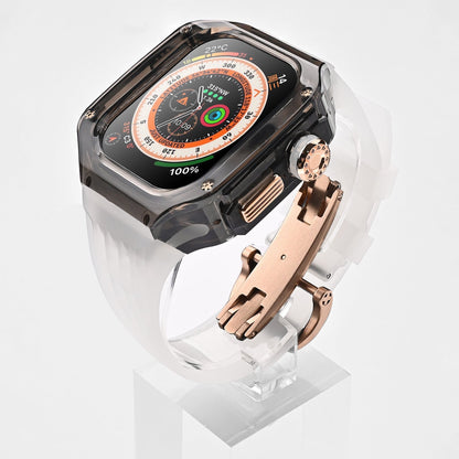 Luxury Case Strap For Apple Watch Series 44/45/49 mm - Mycasety Mycasety