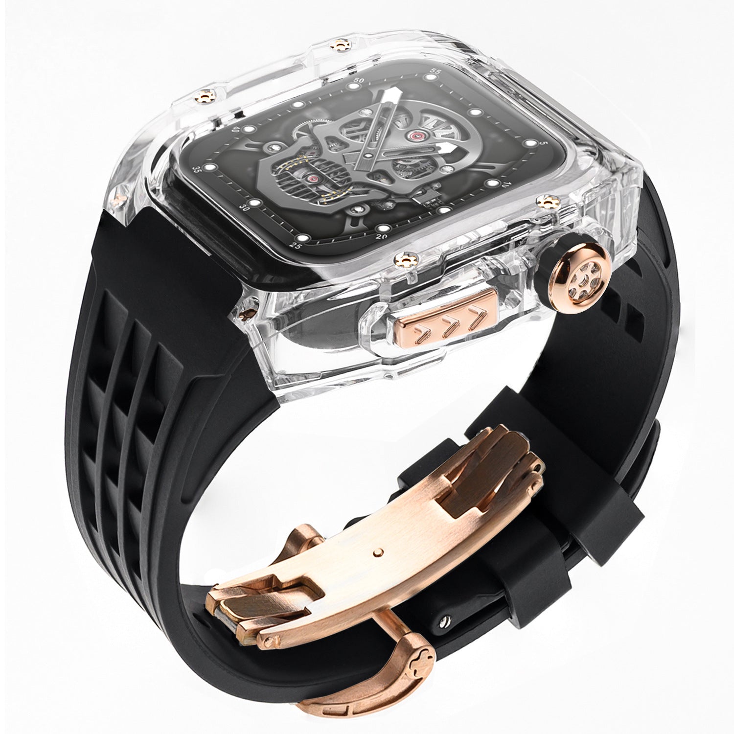 Luxury Case Strap For Apple Watch Series 44/45/49 mm - Mycasety Mycasety