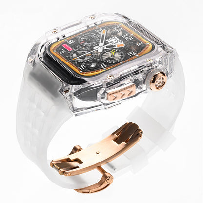 Luxury Case Strap For Apple Watch Series 44/45/49 mm - Mycasety Mycasety