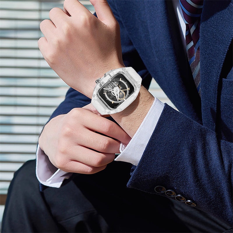Luxury Transparent Case Strap For Apple Watch