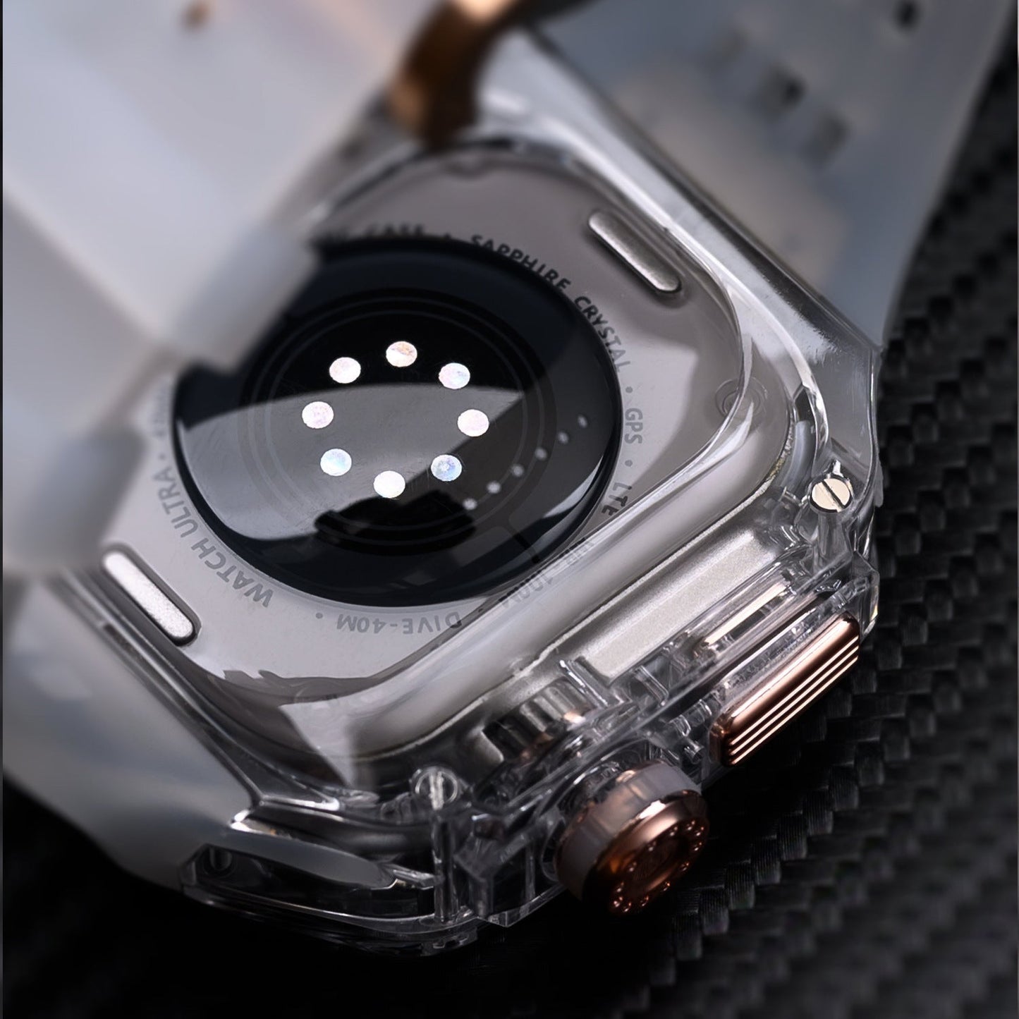 Luxury Case Strap For Apple Watch Series 44/45/49 mm - Mycasety Mycasety