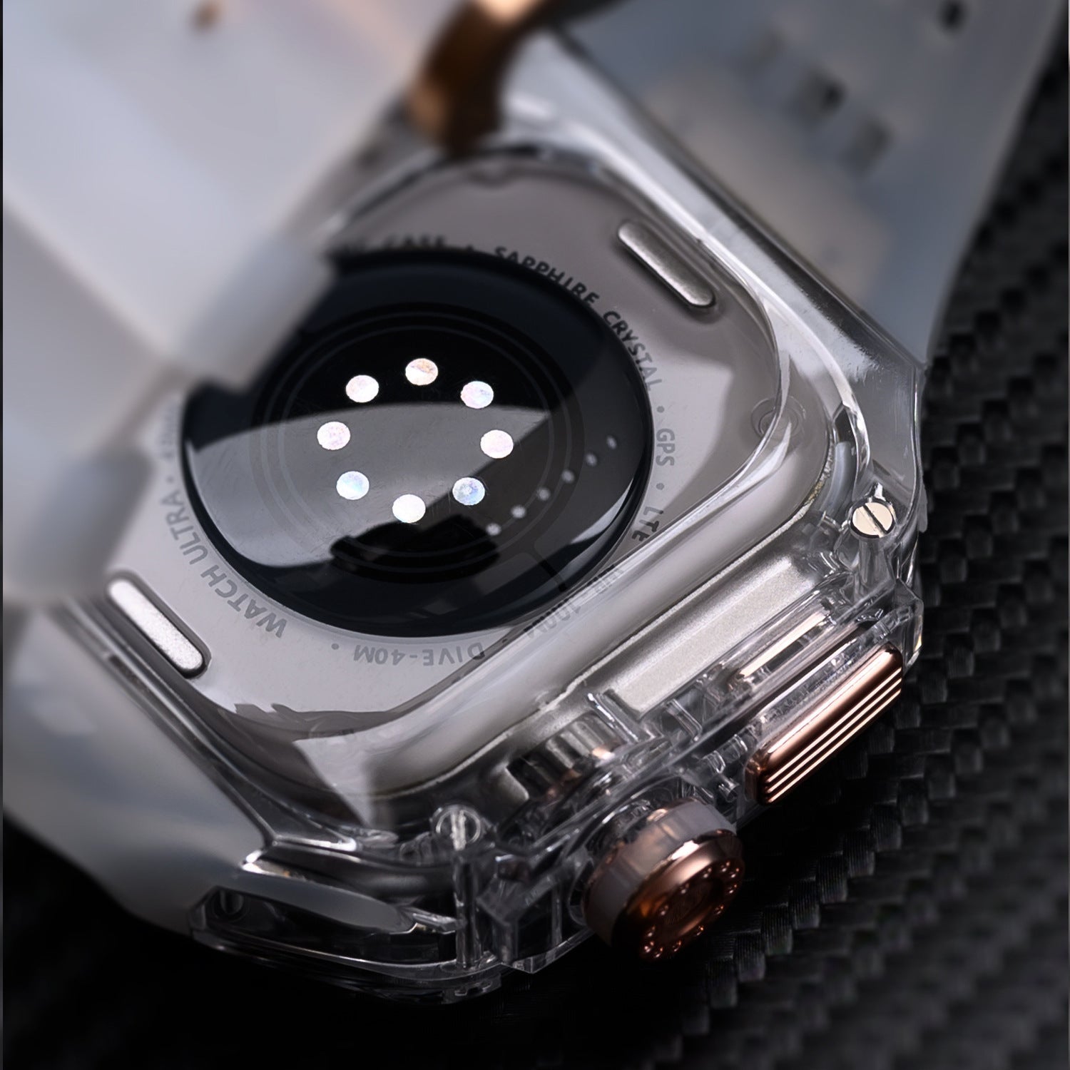 Luxury Case Strap For Apple Watch Series 44/45/49 mm - Mycasety Mycasety