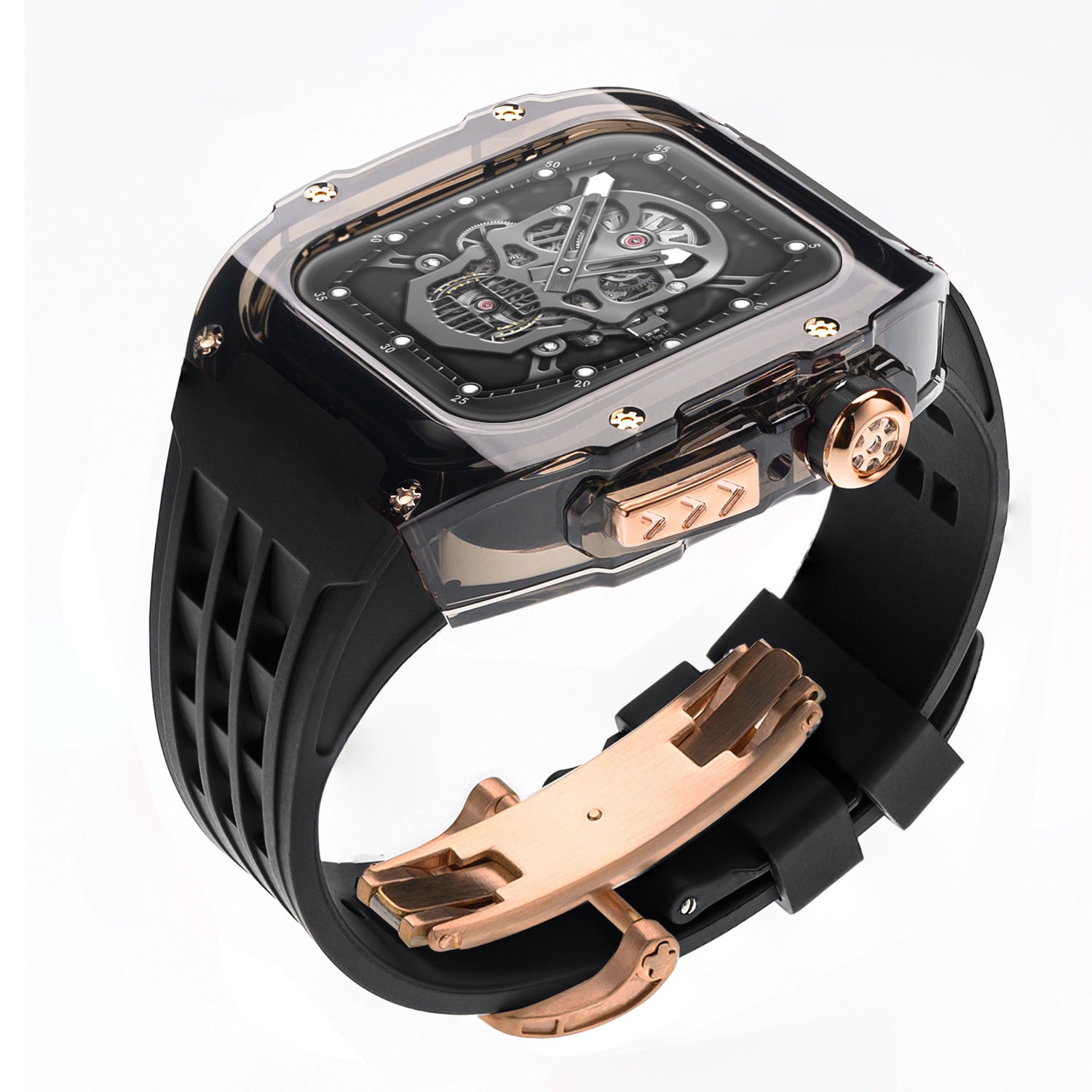 Luxury Case Strap For Apple Watch Series 44/45/49 mm - Mycasety Mycasety
