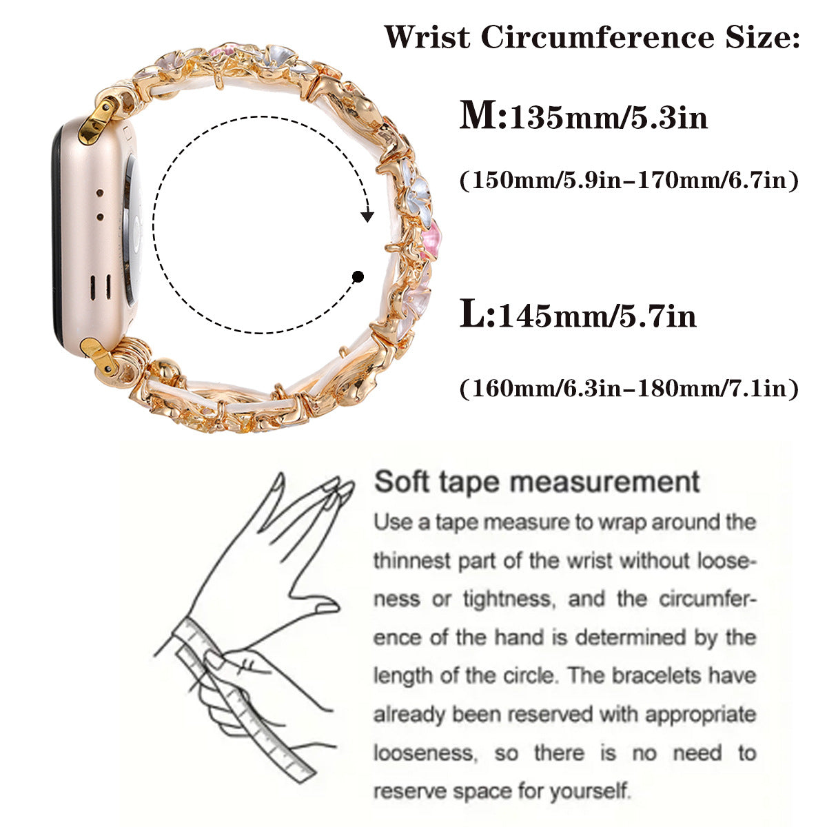 Floral Bloom Stretch Band for iWatch