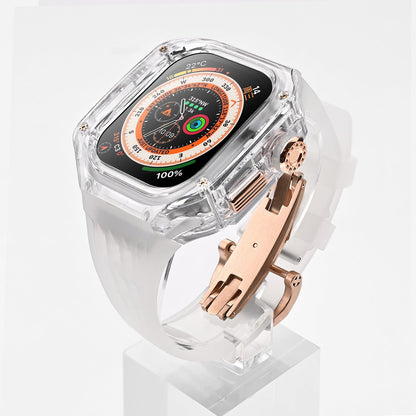 Luxury Case Strap For Apple Watch Series 44/45/49 mm - Mycasety Mycasety