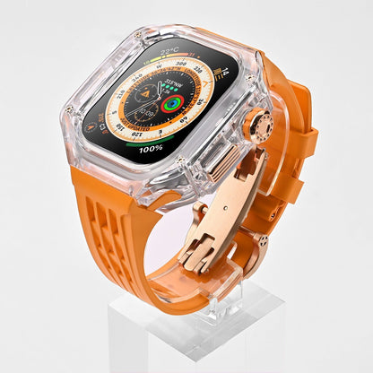 Luxury Case Strap For Apple Watch Series 44/45/49 mm - Mycasety Mycasety