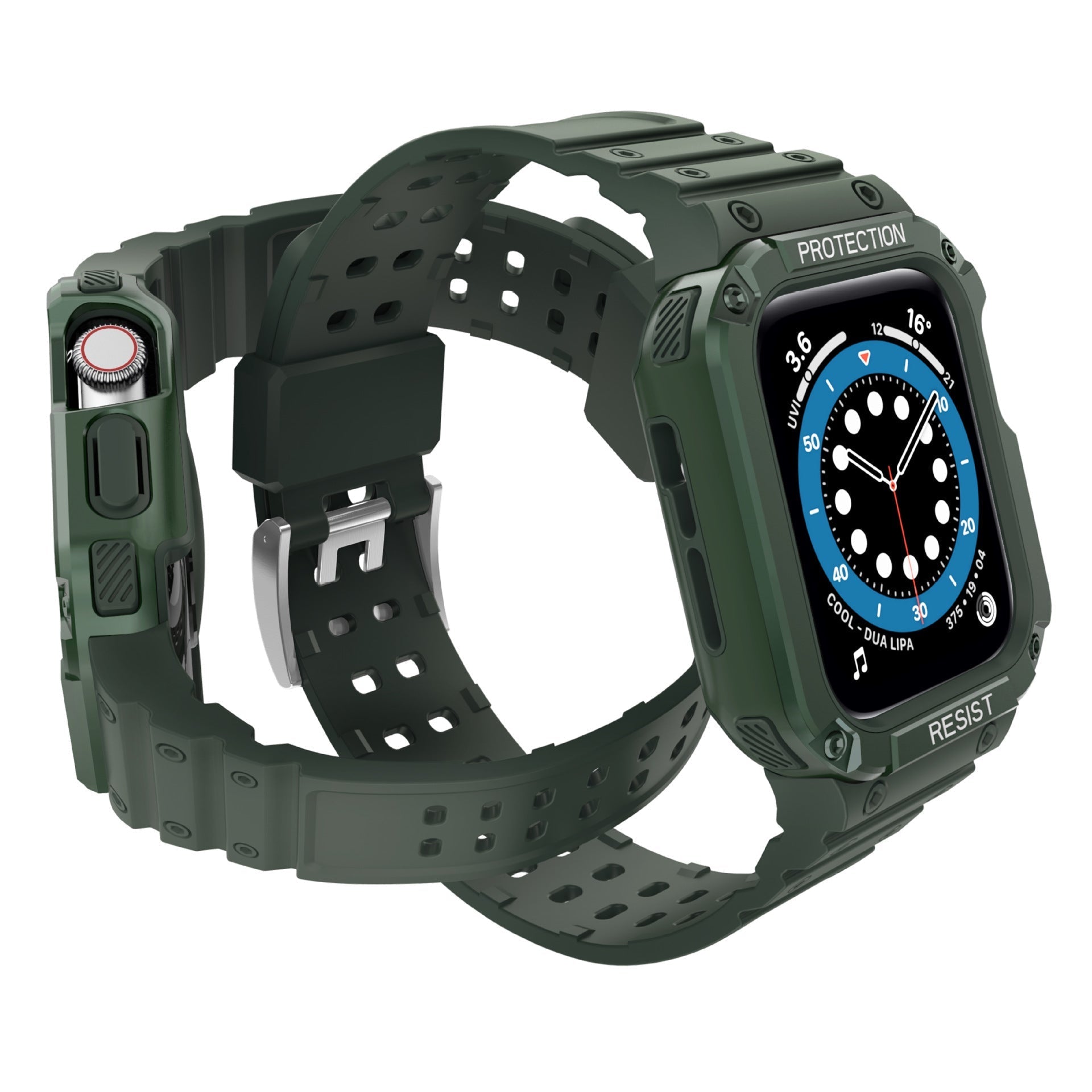 Luxury Case Strap For Apple Watch 44/45mm - Mycasety Mycasety