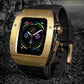 Luxury Metal Case Strap For Apple Watch Series 44/45 mm