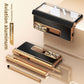 Aluminum Alloy Frame Magnetic Bracket All-Inclusive Nappa Leather Electroplating Phone Case For Samsung Galaxy Z Fold3 Fold4 5G