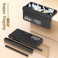 Aluminum Alloy Frame Magnetic Bracket All-Inclusive Nappa Leather Electroplating Phone Case For Samsung Galaxy Z Fold3 Fold4 5G